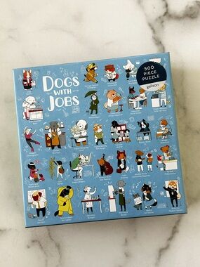 Galison - Dogs With Jobs 500 Piece Jigsaw Puzzle
